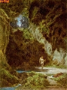 Badende Nymphe nach Spitzweg
